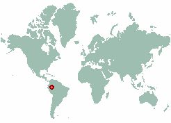 Pensamiento in world map
