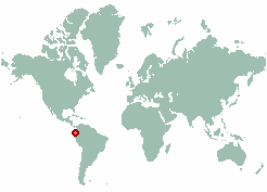 Los Brazos in world map